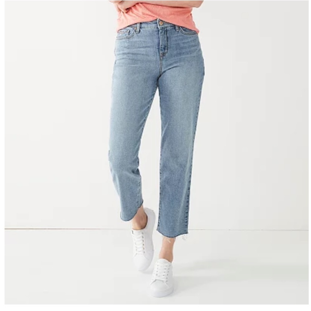 Nine West High Rise Straight Ankle Jeans Size 4 ** - Picture 1 of 13